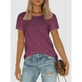 thumbnail image 6 of Womens Loose Fit Tshirts Short Sleeve Summer Tops Casual Workout Yoga Tunic T Shirts Tops, 6 of 6