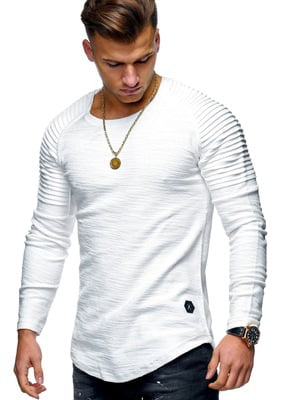 Men Long Sleeve Fashion Slim Casual Street Style T Shirt Top