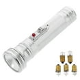 thumbnail image 5 of MLINS Vintage Metal Flashlight with Reliable Iron Build for Home Use Silver Classic Design 80s Style, 5 of 7