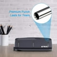 thumbnail image 4 of AFMAT 3 Hole Puncher, Electric or Battery Powered Hole Punch, 20 Sheet Capacity, Reduced Effort, Gray, 4 of 7