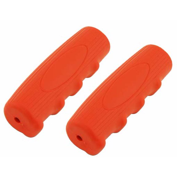 Grips Kraton Rubber 0214 Red. Bike grips, bicycle grips, lowrider grips, beach cruiser grips, mountain bike grips