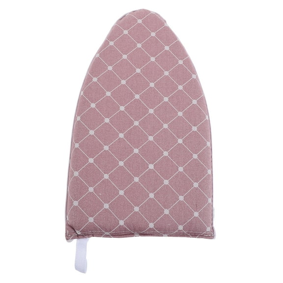 WEUVEB Compact Folding Ironing Board with Heat Resistant Garment Steamer Glove Pink