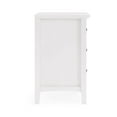 thumbnail image 4 of Modus Furniture Grace Three Drawer Nightstand in Snowfall White, 4 of 5