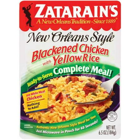 McCormick Zatarains New Orleans Style Blackened Chicken with Yellow Rice, 6.5 oz