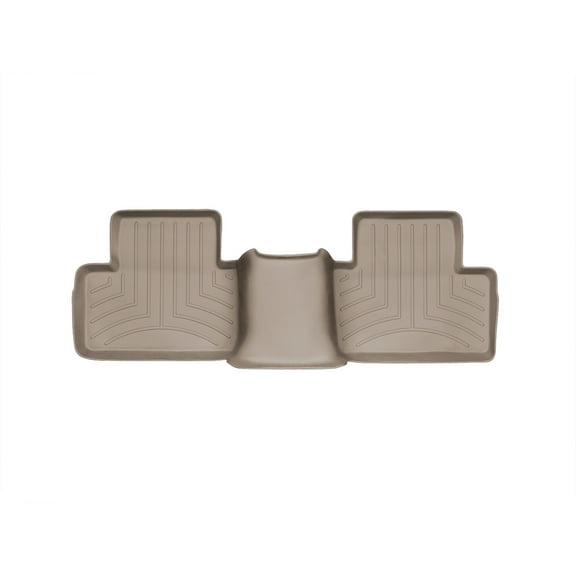 WeatherTech Custom Fit FloorLiners compatible with 2011-2024 Mitsubishi Outlander Sport - 2nd Row, Tan