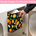 thumbnail image 5 of RATGDN Collapsible Fabric Cube Storage Bin with Double Handles for Living Room Bedroom Office Black - Lemon Juice Fruit, 5 of 7