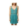 O'Neill Women's Casual Diamond Cutout Sleeveless Dress Green Size L