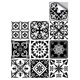 thumbnail image 4 of Azulejo de pared Vinilo Flor Etiqueta de la pared Mural Calcomanía para azulejos Etiqueta autoadhesiva impermeable para azulejos, MZ-2-111, Grande Eigraketly HA002473-130, 4 of 6