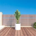 thumbnail image 5 of Pemberly Row Fiberstone and MGO Clay Round Planter White 22", 5 of 6