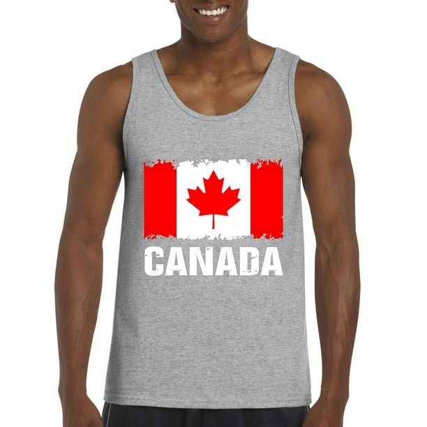 Mom's Favorite Mens Canada Flag Canadian Tank Top