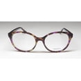 thumbnail image 3 of VERA WANG Eyeglasses TESSIA Plum 52MM, 3 of 9