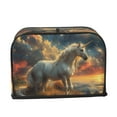 thumbnail image 2 of Yiaed Starry Sky White Horse Print Two Slice Bread Machine Cover, Universal Size Kitchen Appliance Cover for Bread Machine,Bread Machine Cover, 2 of 7