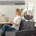 thumbnail image 4 of Aukfa 68" Small Sofa Couch Comfy Mid Century Modern Loveseat Sofa for Living Room Bedroom, Green Gray, 4 of 10