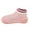 Pink, variant on Otqutp Baby Soft Bottom Sock Shoes Baby Girls Boys Indoor Toddlers Breathable Walking Hollow Shoes Warm Elastic Sock Shoes