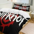thumbnail image 2 of Slipknot Duvet Cover Set, Soft Cozy Quilt Cover Bedding Set 3 Pieces, Comforter Cover with 2 Pillowcase for Teens Adults Kids 86"x70", 2 of 8