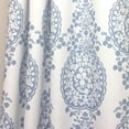 thumbnail image 4 of DriftAway  Samantha Floral Damask Pattern Tie Up Curtain 63"L x 45"W Blue, 4 of 5