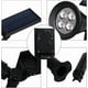 thumbnail image 4 of [2 Pack] LED Solar Floodlight, 4 LED Solar Lamp, Waterproof Outdoor Garden Lamp, Security Lighting Landscape Light for Chrismas Tree, Fence, Patio, Pa, 4 of 5