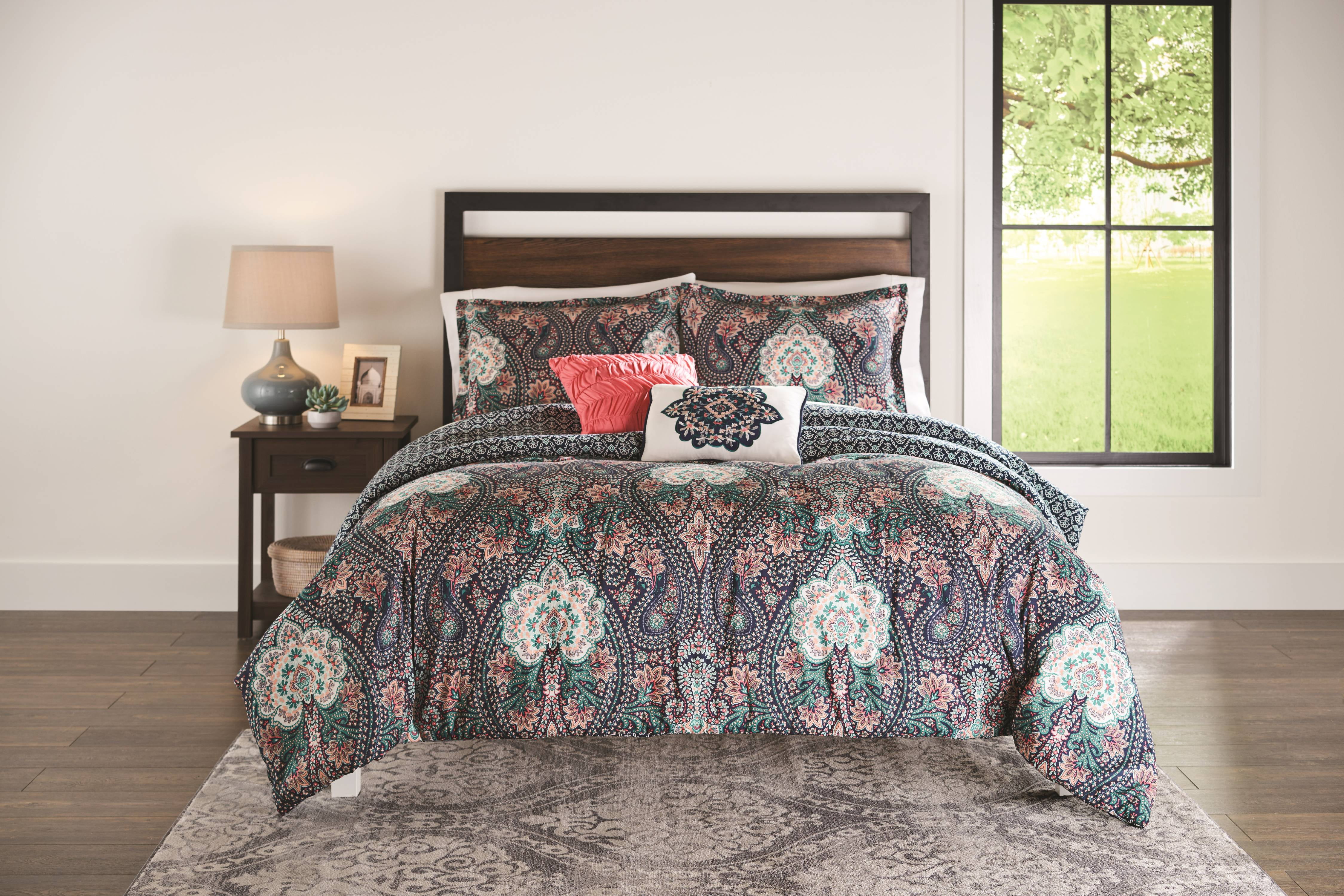 Better Homes Gardens Full Or Queen Modern Paisley Comforter Set