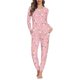 thumbnail image 1 of Camisón de Navidad para mujer, para el hogar de manga larga ropa de dormir, pijama informal y acogedor, pijama estampado a pedido, otoño, 1 of 4