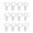 red light, variant on 12 Pack Led Fairy Lights Battery Operated String Lights Waterproof Silver Wire 6.5 Feet 20 Led Firefly Starry Moon Lights for DIY Wedding Party Bedroom Patio Christmas
