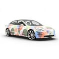 thumbnail image 6 of Rwraps Pink Watercolor Getting Through It Gloss Vinyl Film Wrap 59in x 17ft Vinyl Vehicle Car Film, 6 of 9