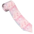 thumbnail image 3 of XMXY Pink Heart Pattern Mens Necktie Ties , Simple And Romantic Formal Bussiness Wedding Party Printed Tie, 3 of 9