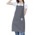 thumbnail image 1 of Advancent Delantal de lona Cómodo vestido de trabajo resistente al desgaste Ropa de trabajo para el hogar Ropa para el hogar Restaurante Cafetería Herramientas y accesorios para hornear Verde gris Advancent HA011662-03, 1 of 5