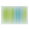 thumbnail image 1 of Modern Cutting Board, Digital Striped Texture Vertical Never Ending Lines Technical Long Narrow Bands Bars, Decorative Tempered Glass Cutting and Serving Board, Large Size, Blue Green, by Ambesonne, 1 of 1