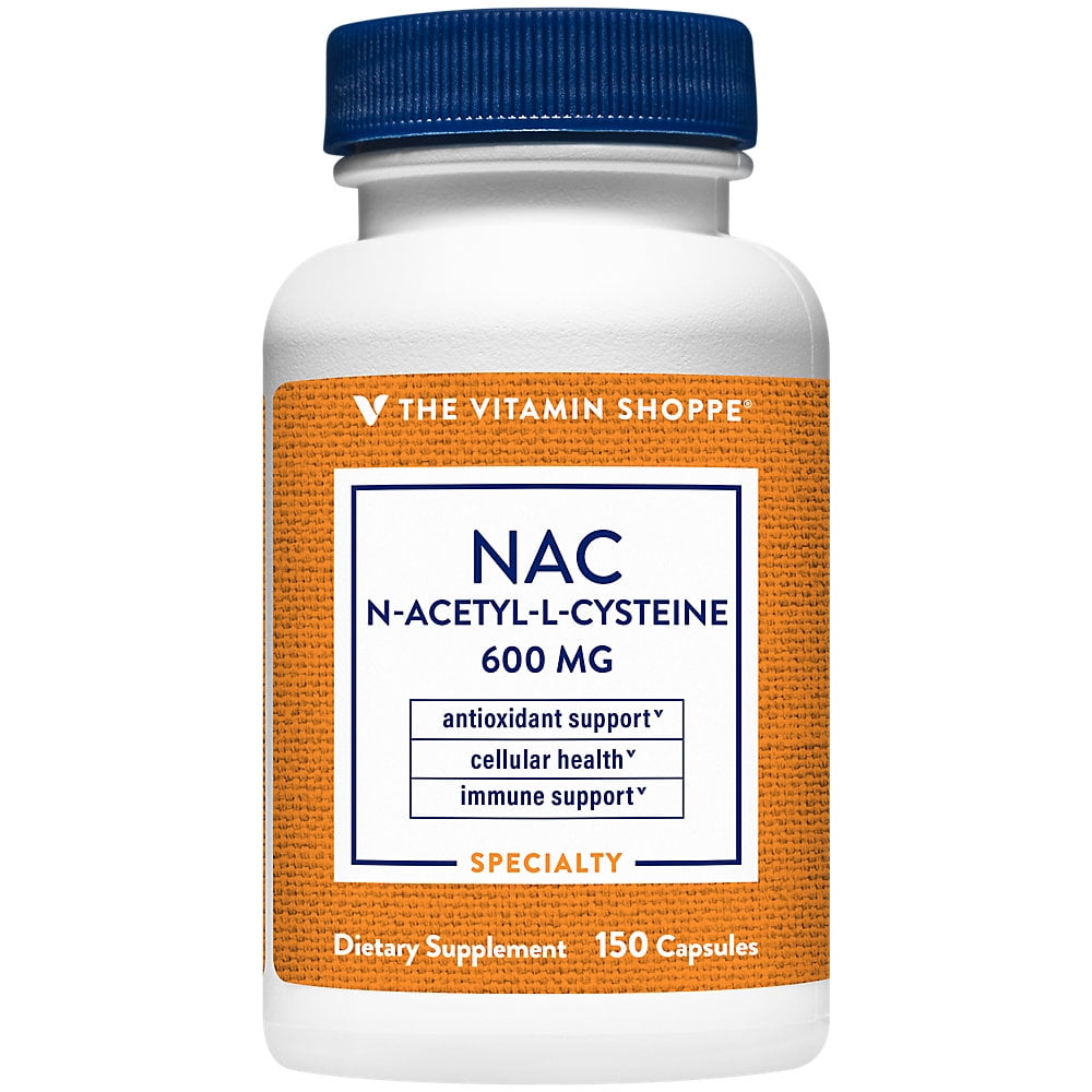 NAC NAcetylLCysteine 600mg Provides Antioxidant Support, Cellular