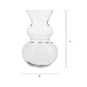 Libbey Clear Glass Jubilee Floral Vase, 9