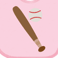 thumbnail image 4 of Inktastic Baseball Bat and Ball Boys or Girls Baby Bib, 4 of 4