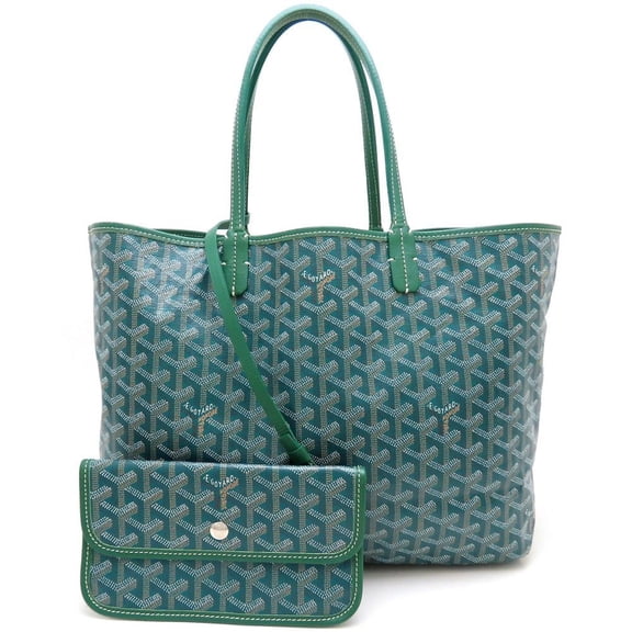 Pre-Owned GOYARD Saint Louis PM Tote Bag AMALOUISPM09 Green Women's 353020 (Good)