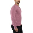 thumbnail image 4 of X RAY JEANS Mens Basic V-Neck Sweater Pullover, Heather Raspberry, 3XL, 4 of 10
