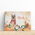 thumbnail image 3 of Happy Thanksgiving German Shepherd with Turkey Pumpkins Autumn Vibes Horizontal Matte Canvas Poster Alsatian Dog Lover Gifts Wall Art Home Decor - 12018, 3 of 5