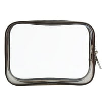 Travel Cosmetic Bag Makeup Storage Organizer with Soft Zipper and 40g Capacity for Effortless Portability and Convenience