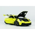 thumbnail image 4 of 2024 Porsche 911 GT3 RS Acid Green with Carbon Top and Hood Stripes Ltd Ed to 400 pieces 1/18 Diecast Model Car by Minichamps, 4 of 8