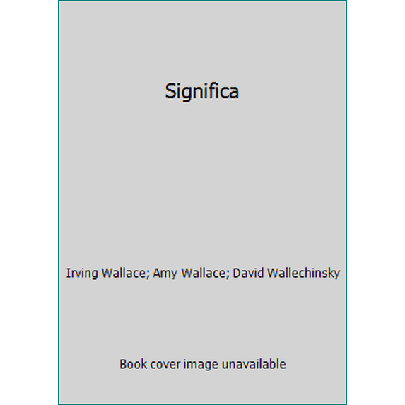 Pre-Owned Significa (Paperback) 0525481672 9780525481676