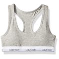 thumbnail image 1 of Calvin Klein Big Girls' Modern Cotton Molded Logo Racerback Bra, Heather Gray, 1 of 2