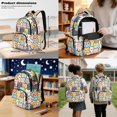 thumbnail image 3 of Xoenoiee Funny Cat Print 3 Pieces Backpack Set for Girls Teen 7-8/8-10 Bookbag Backpack Set with Lunch Bag and Pencil Case Kids School Bag Rucksack Elementary Middle School Bookbags 17inch, 3 of 6