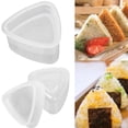 thumbnail image 3 of Advancent Molde de bola de arroz Triangular de 2 piezas, máquina para hacer Sushi antiadherente, Kit hecho a mano, accesorios de cocina transparentes para Type3 NO3 Advancent HA6488-00B, 3 of 6