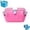 Pink-S, variant on Waterproof Silicone Beach Tote Bag, Foldable Leakproof Reusable Handbag for Pool, Beach, Camping, Hiking, Travel and Everyday Use-S