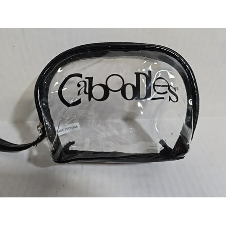 Caboodles Clear Cosmetic Wristlet Bag