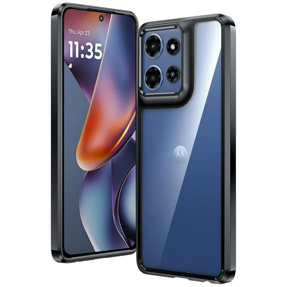 Fusion Shield Tough Snap-on Case for Motorola Moto G Power 2025 - Black