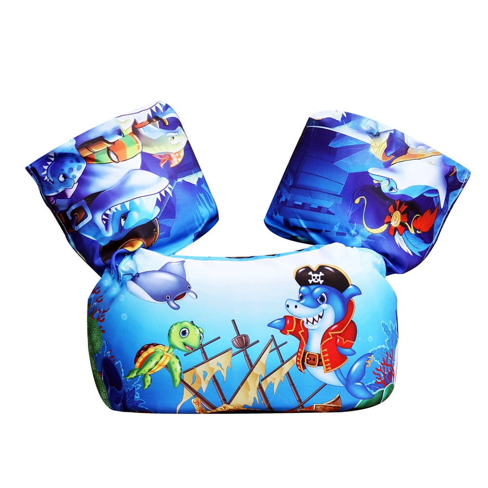 Arm Float Cute Toddler Swim Float Swim Arm Band for Kids (Shark Pirates