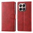 thumbnail image 1 of Étui Portefeuille pour Xiaomi 15T Pro à Rabat en Cuir avec Porte-Cartes et Support, Fermoir Magnétique et Dragonne Rouge, 1 of 6
