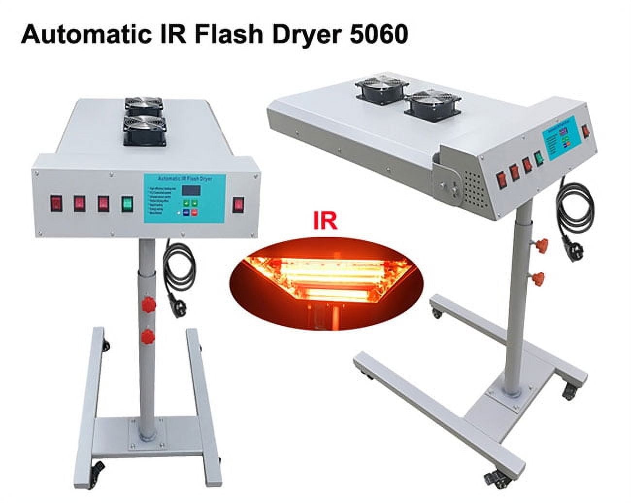 H-E 20" x 24" Automatic IR Flash Dryer with Sensor 2 Modes 3 Levels 220V 6000W