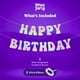 thumbnail image 2 of Banner de cumpleaños House of Party Happy Birthday, 6 pies iridiscente, 2 of 6