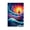 Unframe, variant on Larbulse  Pixel Art Style Lighthouse Atop Ocean Wave Star Colorful Clouds Canvas Wall Art Home Decor Poster Vintage Funny Print Picture Abstract Bedroom Living Room Kitchen Posters Decor