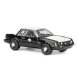thumbnail image 2 of 1982 Ford Mustang SSP "Texas Highway Patrol" Black with White Hood and Top 1/64 Diecast Model Cars by Greenlight, 2 of 6