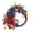 E, variant on Patriotic Red White Teardrop Wreath - 4th of July Independence Day Decoration with Blue Bow - 29.5 Inch Outdoor Front Door Garland
